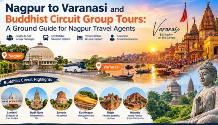 Nagpur to Varanasi and Buddhist Circuit Group Tours: A Ground Guide for Nagpur Travel Agents