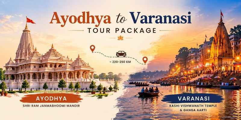 Ayodhya to Varanasi Tour Package: Plan a Memorable Pilgrimage to Ram Mandir and Kashi Vishwanath
