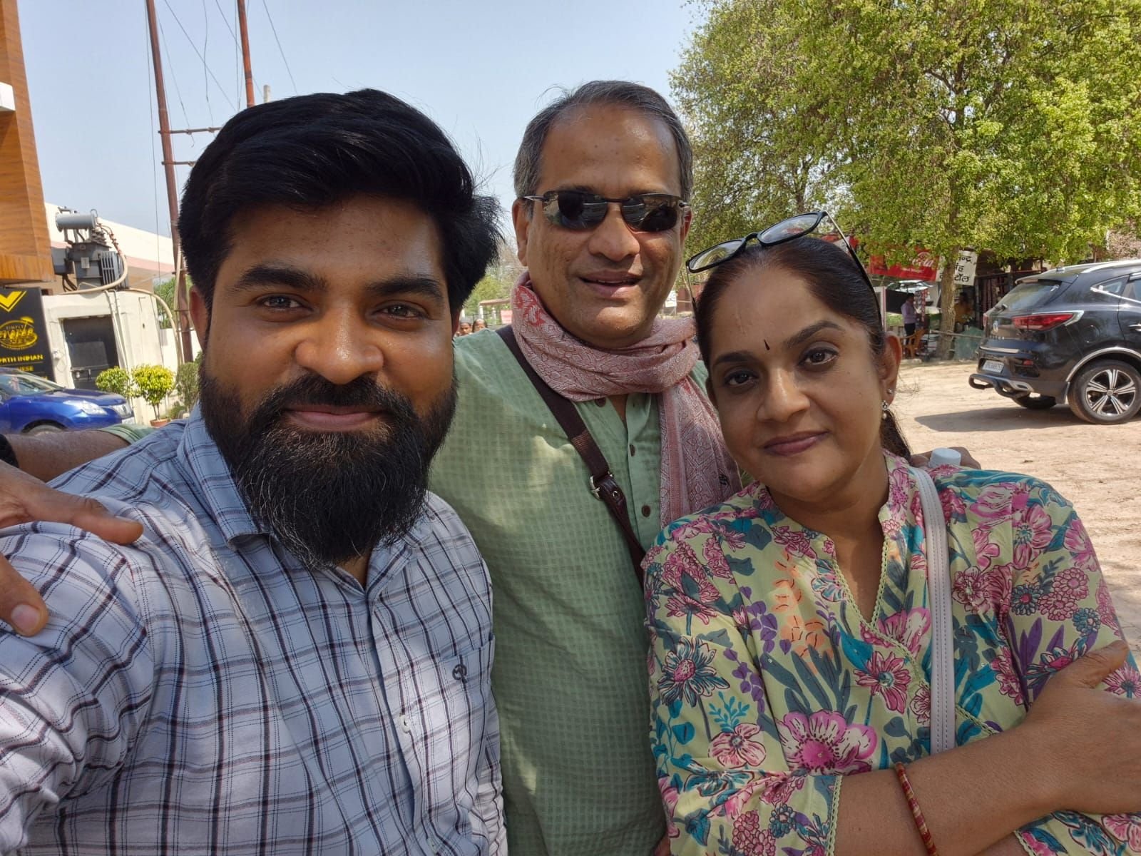 Tour group visiting popular attractions and ghats in Varanasi, Uttar Pradesh during a guided city tour